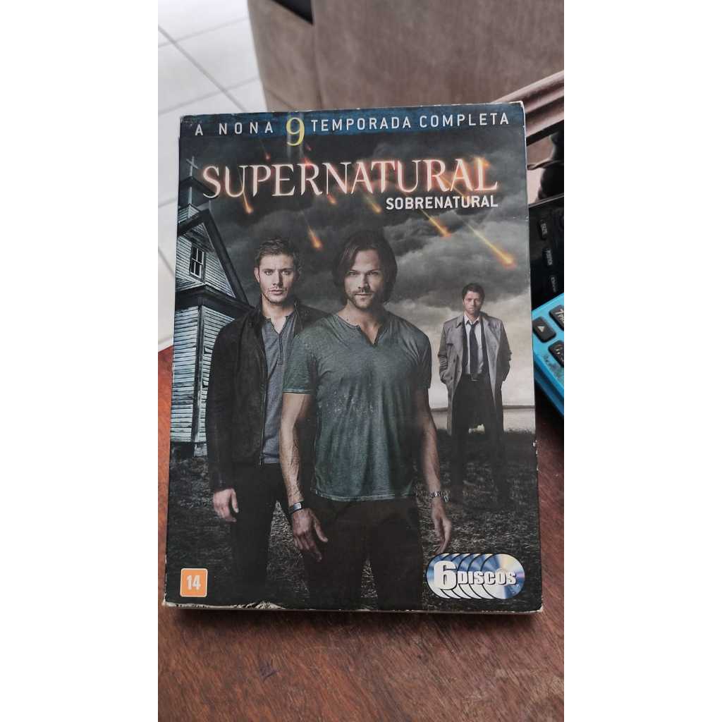 DVD BOX supernatural sobrenatural a nona 9 temporada completa 6 discos. D34