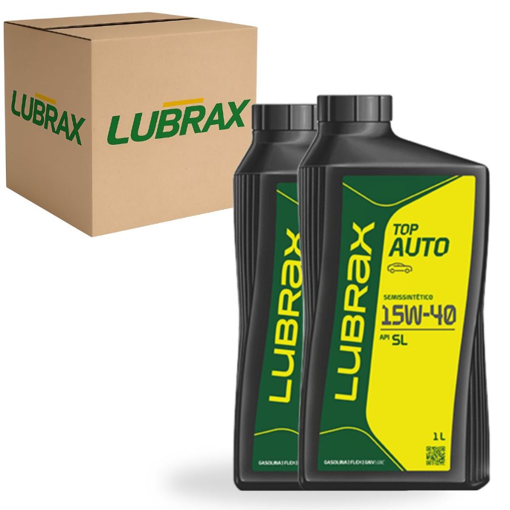 Kit 2 Oléos Lubrificante Motor 15w40 Semissintetico Tecno API SL Lubrax em Oferta na Shopee