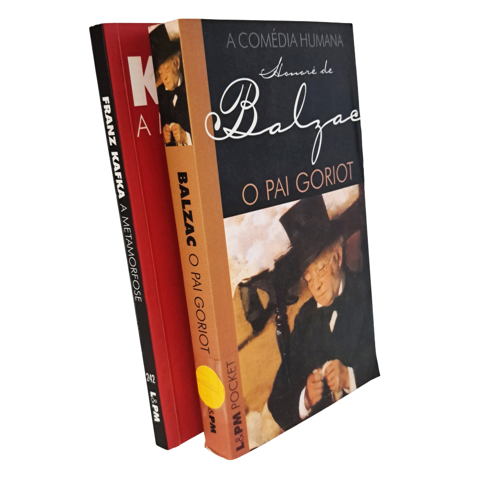 2 Livros Clássicos L&PM Pocket A Metamorfose Kafka + O Pai Goriot Honoré De Balzac