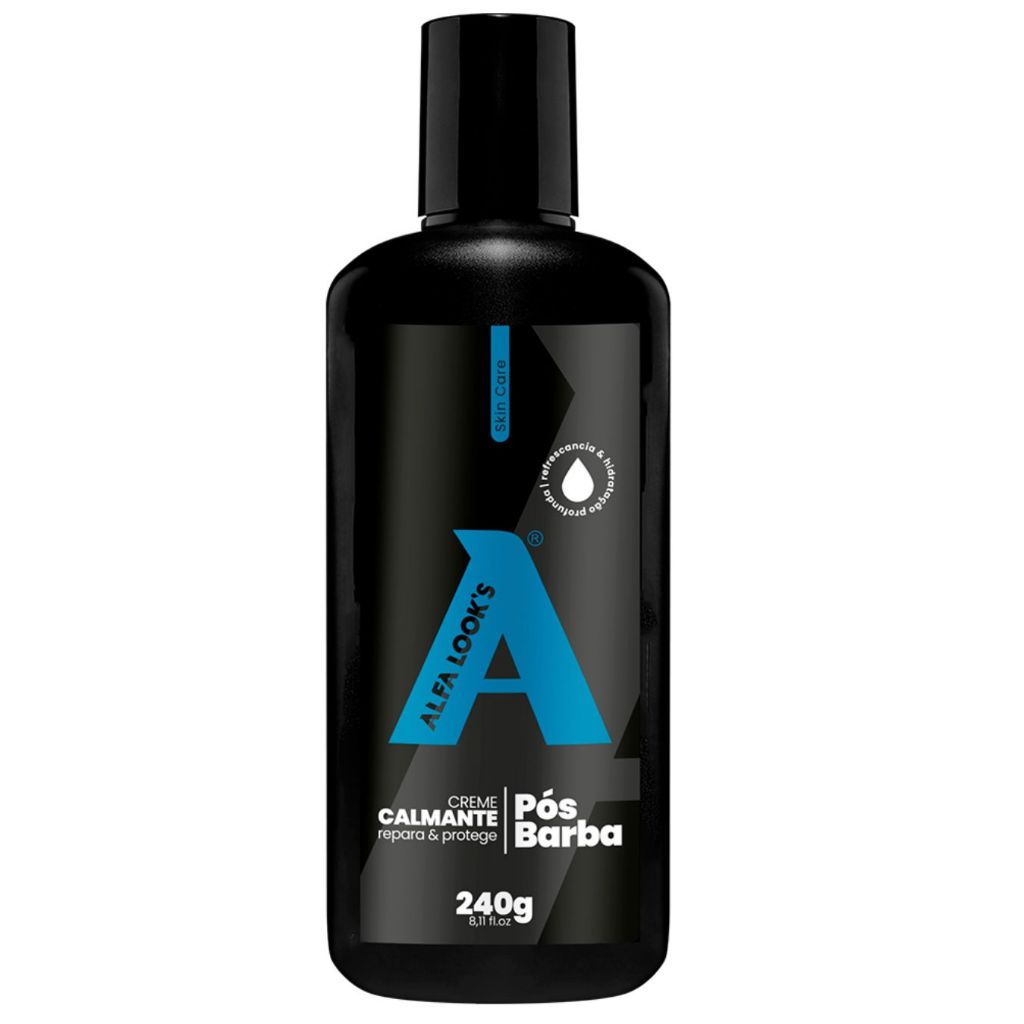 PÓS BARBA CREME CALMANTE 240G - ALFA LOOKS
