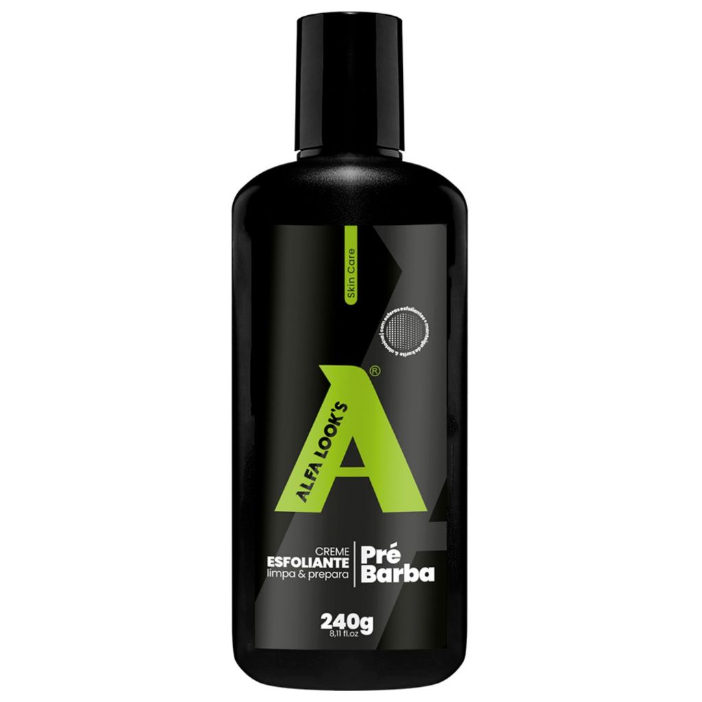 PRÉ BARBA LEMON 240g CREME ESFOLIANTE -  ALFA LOOKS