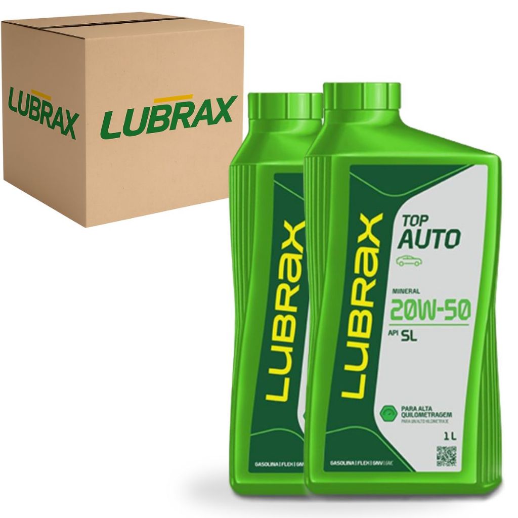 Kit 2 Oléo 20w50 Lubrificante Motor Mineral Essencial SL API Petrobras Lubrax em Oferta na Shopee