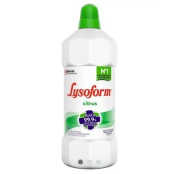 Desinfetante Lysoform Citrus 1L - Eficaz contra germes, bactericida e fungicida