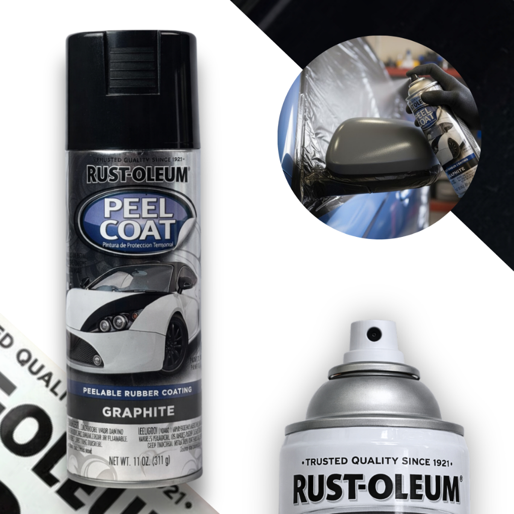 Spray Peel Coat Pintura Removível Grafíte Rust Oleum Automotive em Oferta na Shopee