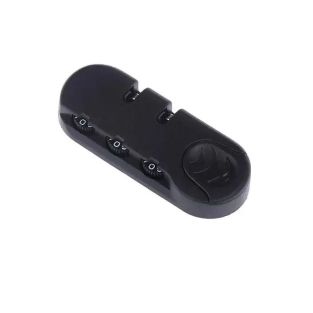 Imagem Cadeado com Segredo para Mala de Viagem/Mochila – 3 Dígitos – Alta Resistência