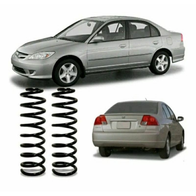 Par Mola Traseira GNV Honda Civic 2001 2002 2003 2004 2005 2006