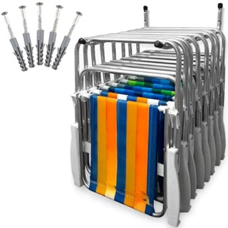 Suporte de Cadeira de Praia para Parede Até 7 Cadeiras em Oferta na Shopee