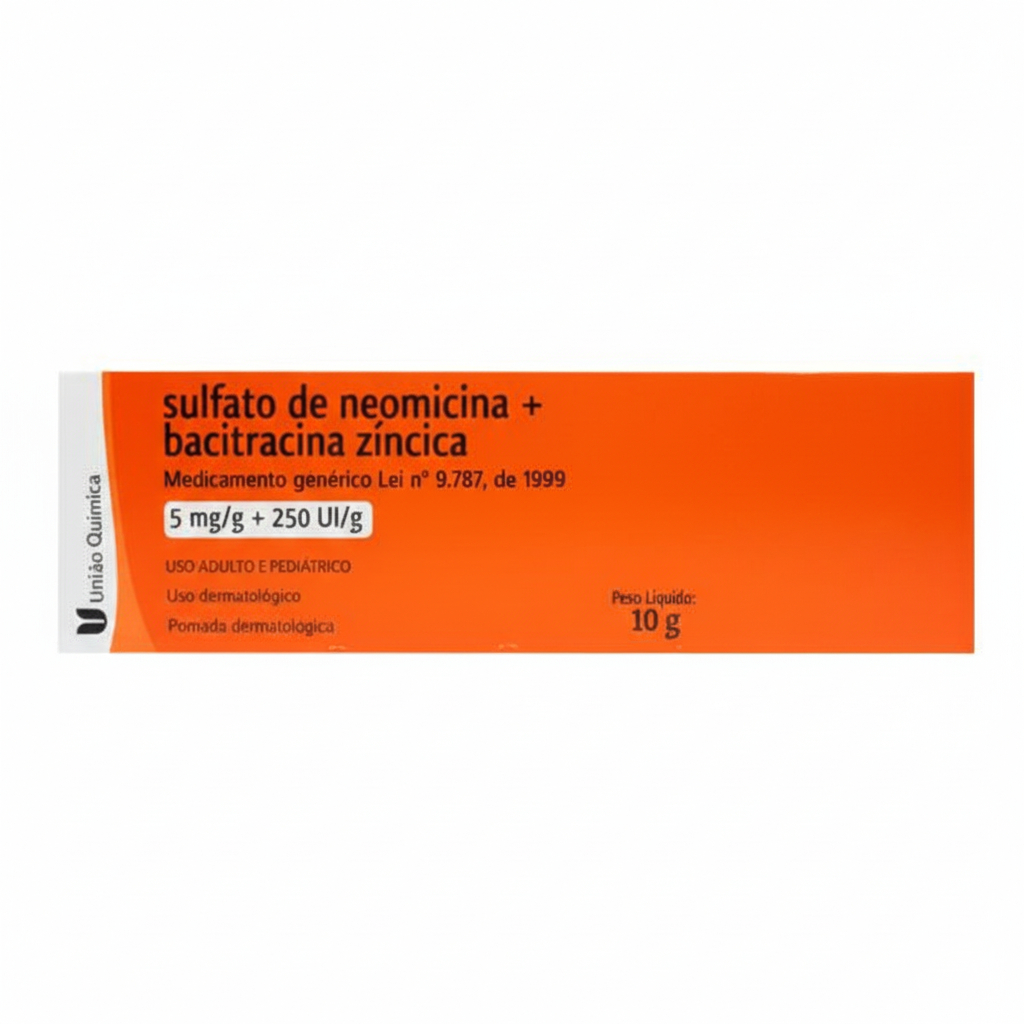 SULFATO DE NEOMICINA + BACITRACINA ZINICA 15G em Oferta na Shopee