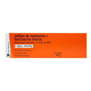 SULFATO DE NEOMICINA + BACITRACINA ZINICA 15G em Oferta na Shopee