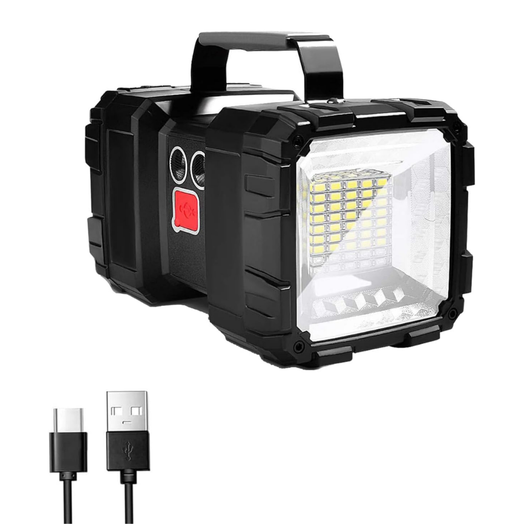 Lanterna Holofote Super Potente Led Recarregavel Longo Alcance 500 Metros Camping Lâmpada