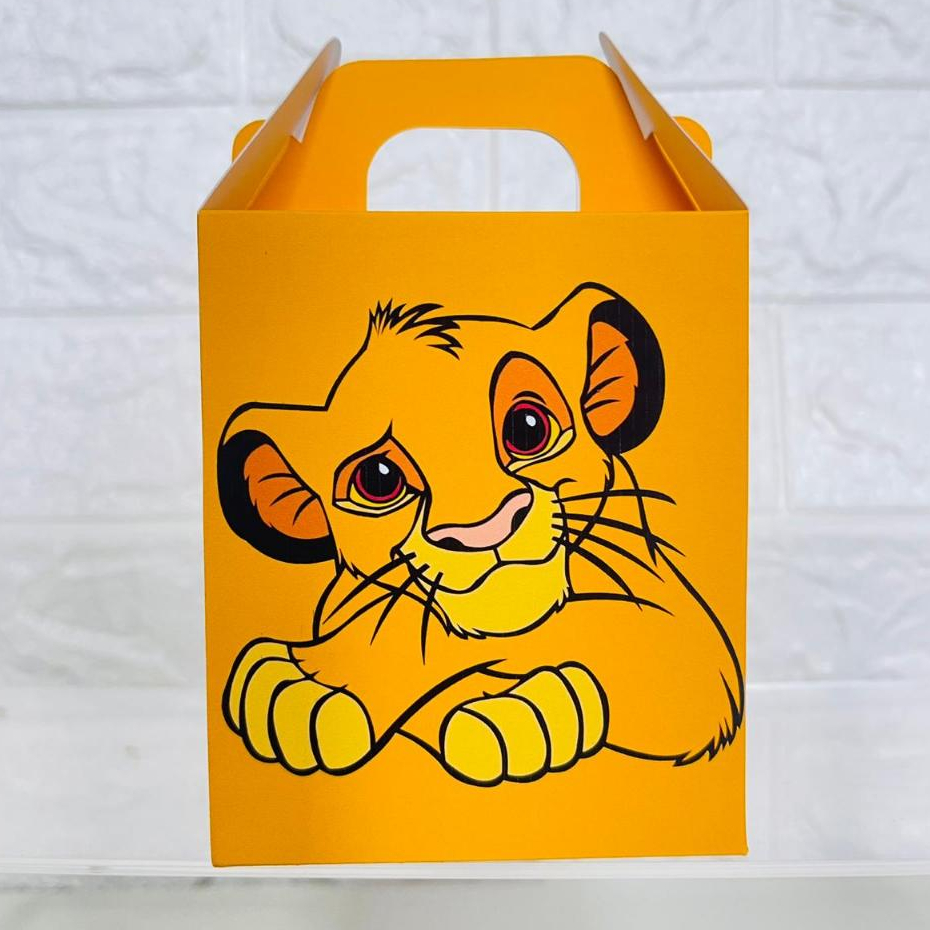 Maletinha personalizada Simba, O rei leão, caixinha personalizada Simba, O Rei leão, lembrancinhas.