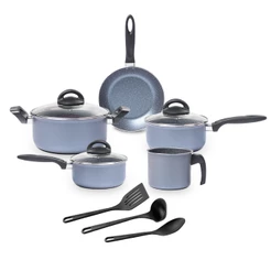 Jogo de Panelas Brinox Antiaderente Ceramic Life 8 peças Suprema Jeans