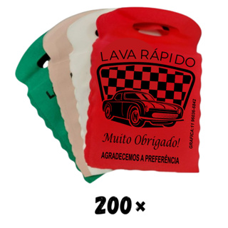 Sacolinha lixo car Padrão 200 unidades 21x26  para lava rápido em Oferta na Shopee
