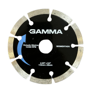 Disco de Corte Diamantado Segmentado 110mm Gamma Para Concreto Pedra em Oferta na Shopee