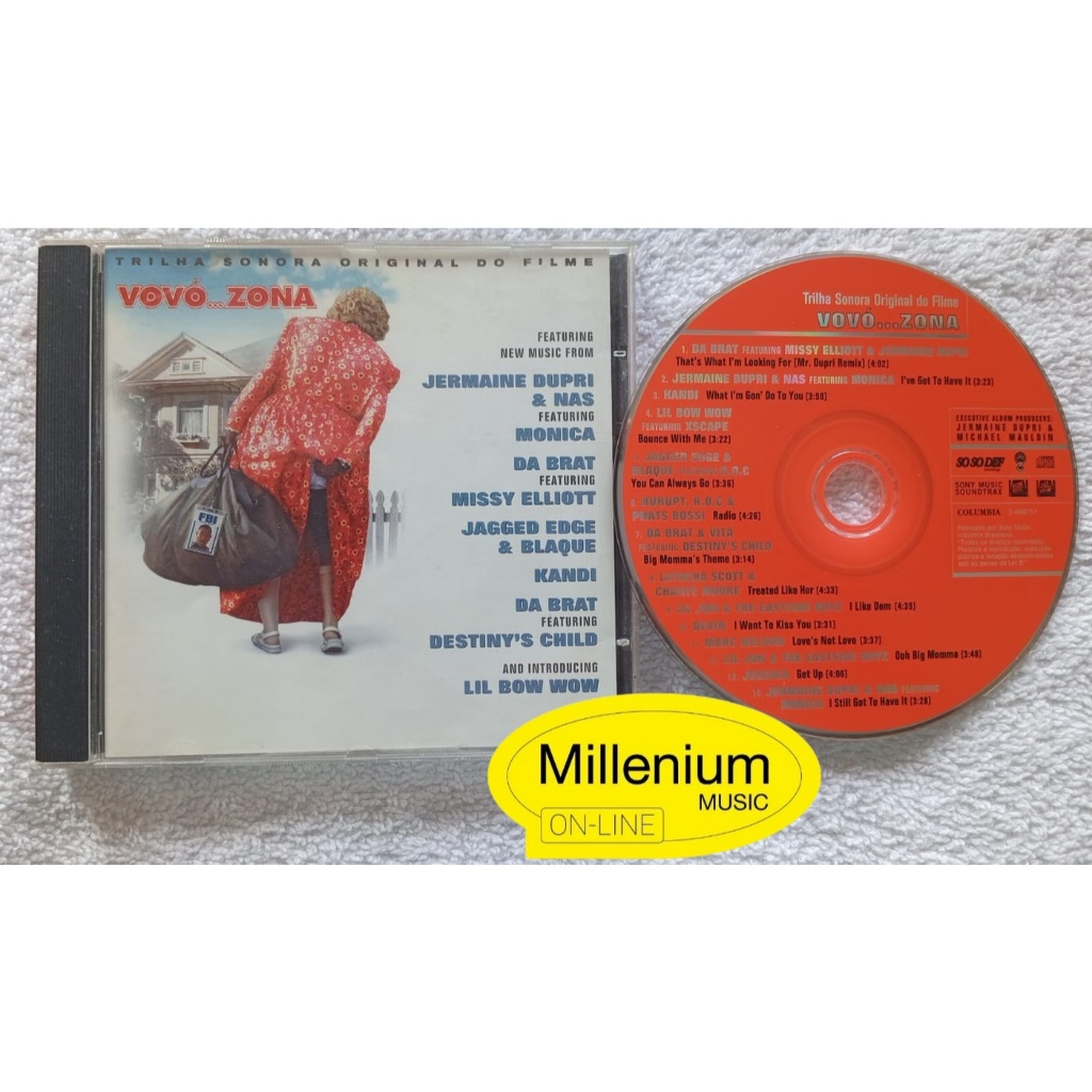 CD Big Momma's House (Vovó...Zona) Trilha Sonora Do Filme 2000 Original Gravadora Colecionador Ótimo Estado