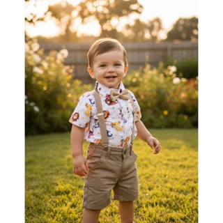 Conjunto Rei Leão Temático Luxo Menino em Oferta na Shopee