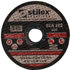 DISCO DE CORTE AÇO INOX 4.1/2X1/8X7/8 SCA 102
