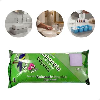 Base Glicerinada Cactus Vegana Para Sabonetes Veganos Nossa Terra 100% Vegetal em Oferta na Shopee