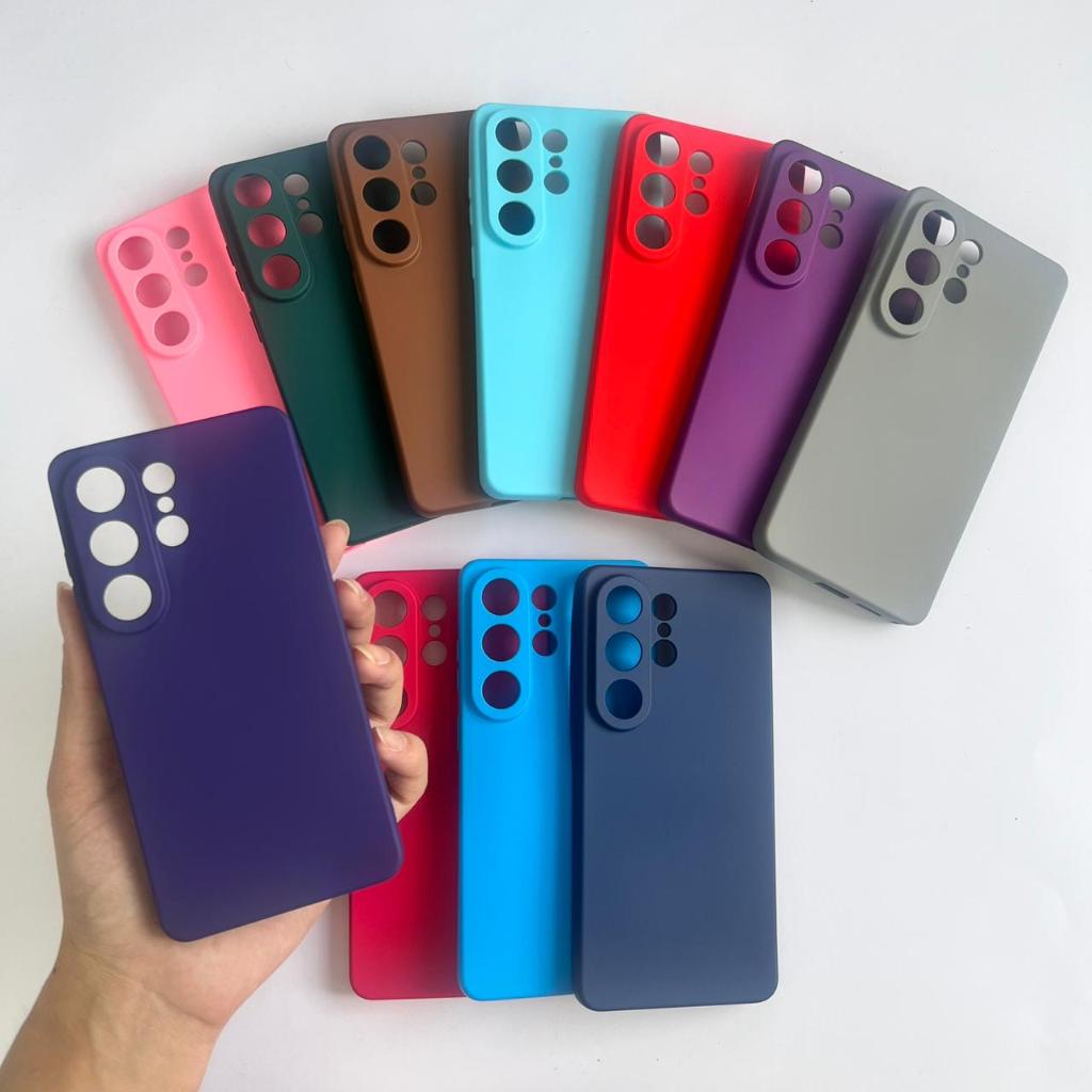 Capinha Para Samsung S26 Ultra / Capa Case Silicone Aveludada Colorida Forrada (CF26) em Oferta na Shopee