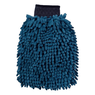 Luva Microfibra Lavagem Automotiva Azul Limpeza Sem Riscos em Oferta na Shopee