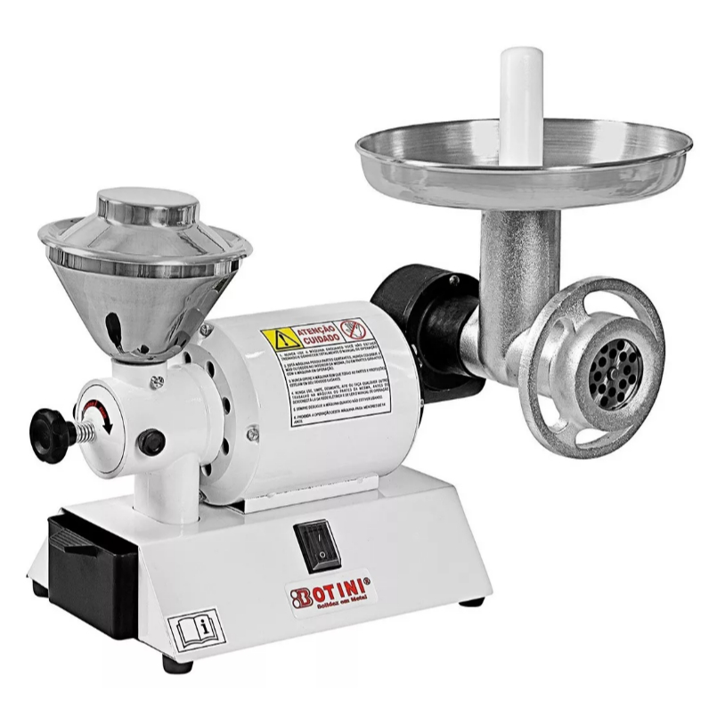Máquina de Moer Carne e Café Multiuso B5509 - Moedor Elétrico de Carne Café Grãos Secos Legumes e Temperos
