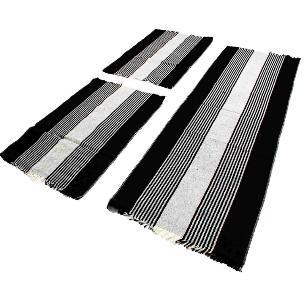 Kit Cozinha Tapete Passadeira 3 Peças Lisa em Oferta na Shopee