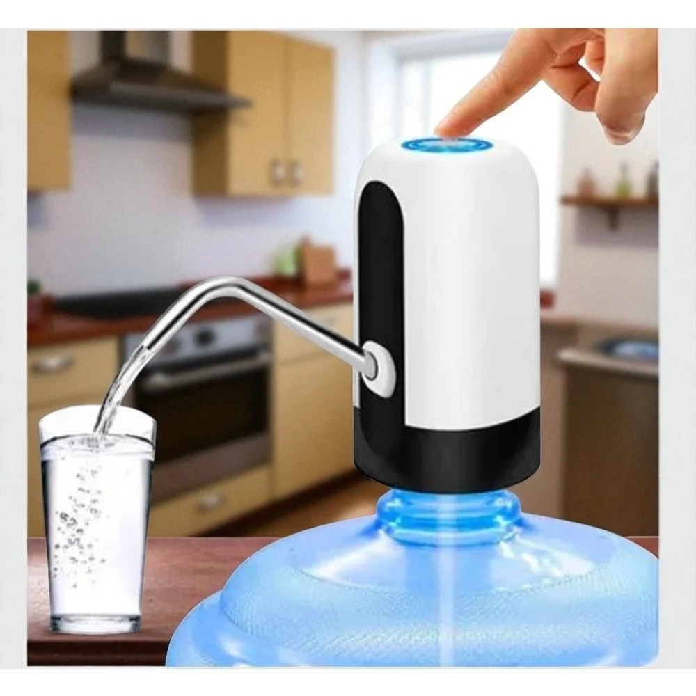 Bomba Elétrica Água Dispensador Portátil Sensor Processador Galão Filtro Puxador Aparelho