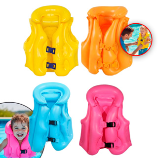 Boia Colete Inflável Infantil para Piscina Praia P M G em Oferta na Shopee