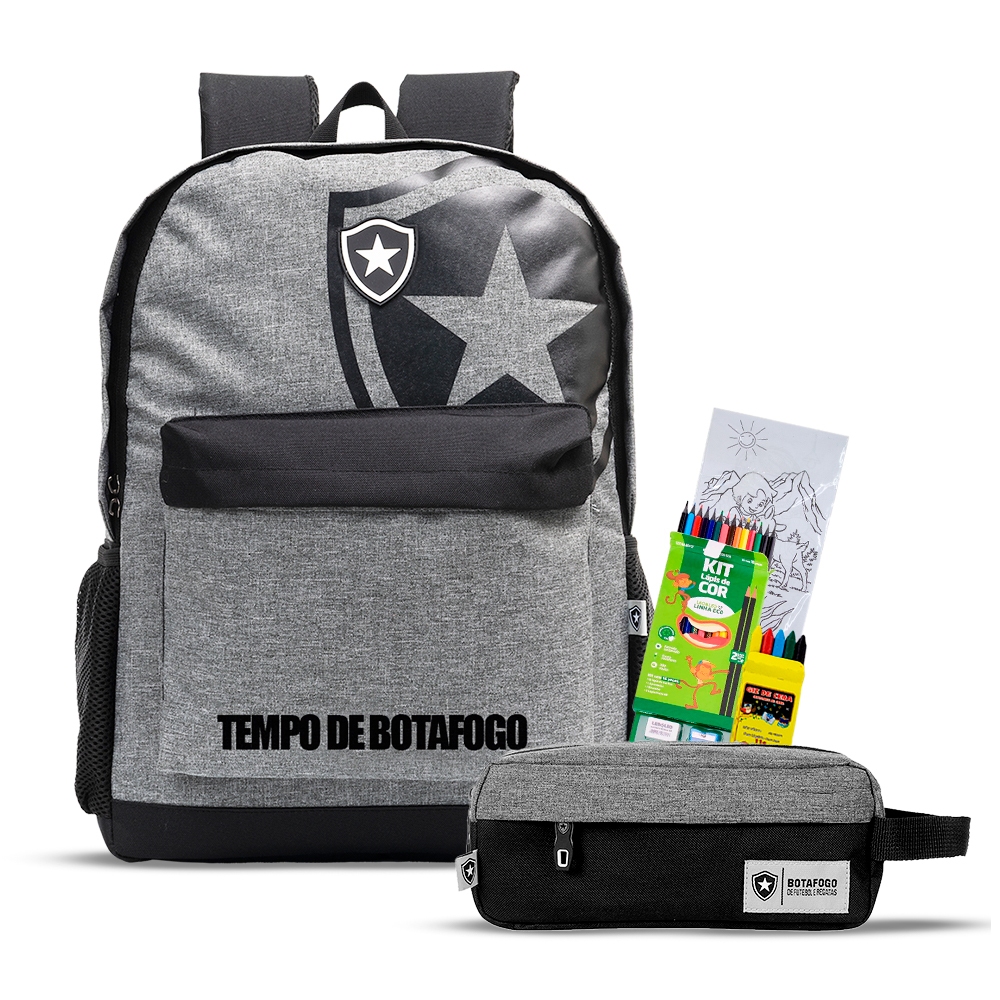 Kit Mochila Costas Time Botafogo Oficial Com Estojo Juvenil Meninos Nação Alvinegra Glorioso Lançamento Coleção Escolar em Oferta na Shopee