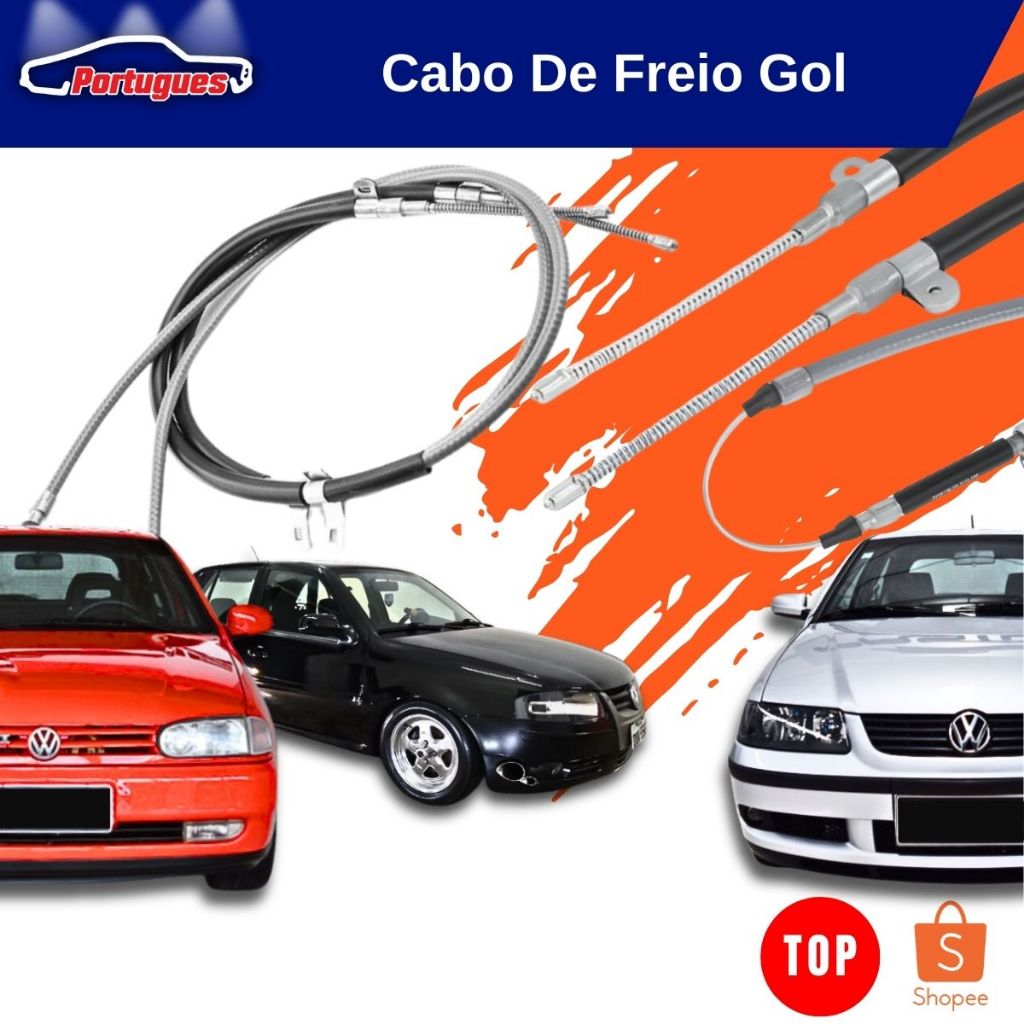 Cabo Freio De Mão Gol Parati G2 G3 G4 95 A 08 Tambor
