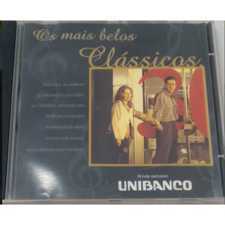 Cd Os Mais Belos Clássicos Unibanco Vivaldi Bach Wagner ÓTIMO ESTADO