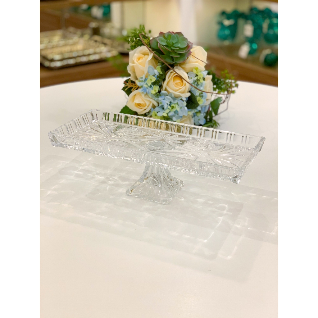 Travessa de Cristal Lyor com Design Sofisticado para Mesa