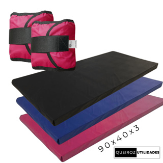 Kit Par de Caneleira Rosa com Colchonete | Pesos de 500g até 5kg | Ideal para Treino em Casa ou Academia em Oferta na Shopee