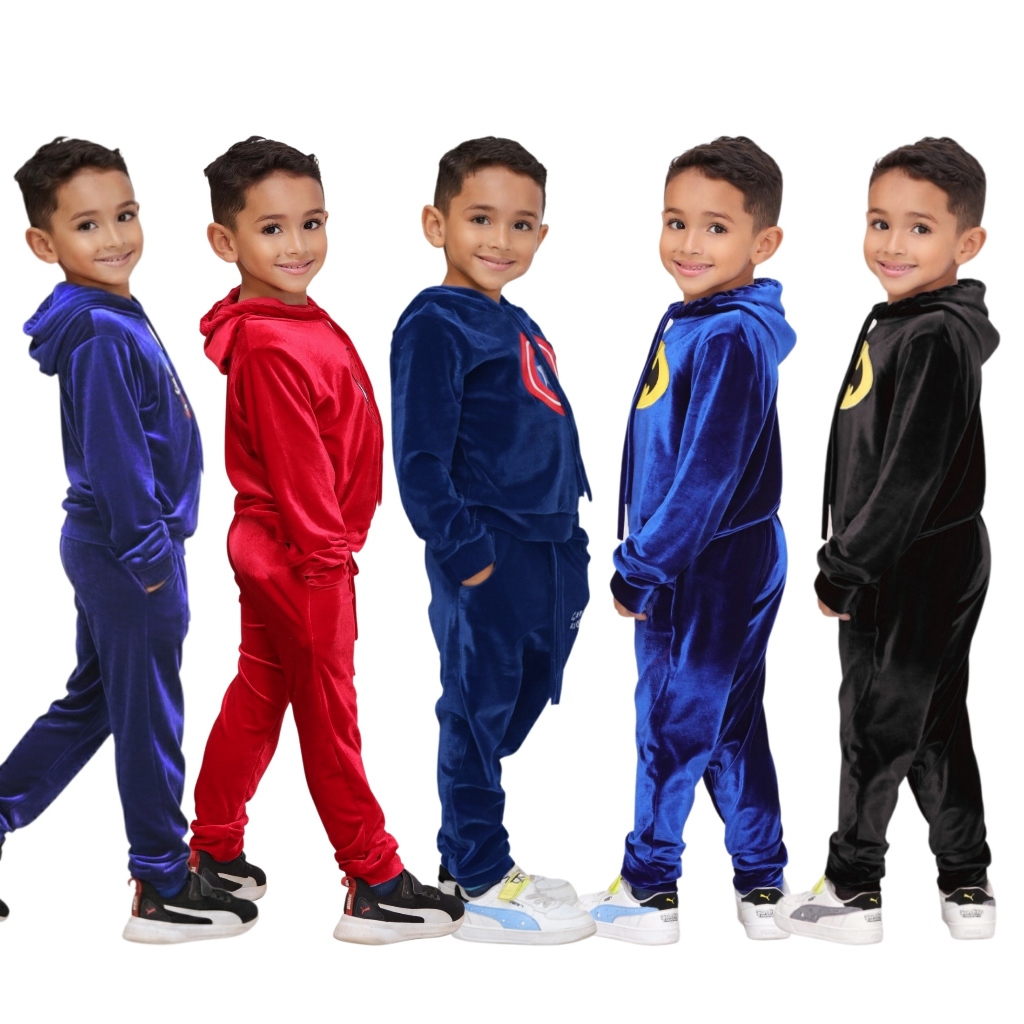 CONJUNTO INFANTIL VELUDO MASCULINO MENINO em Oferta na Shopee