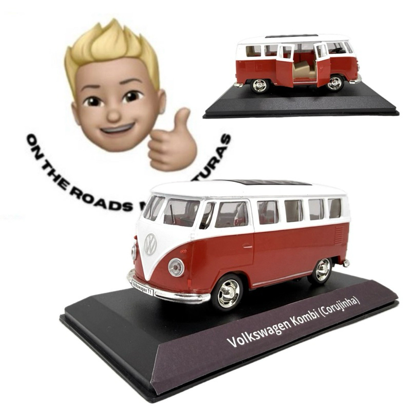 Miniatura Volkswagen Kombi Corujinha 1/38