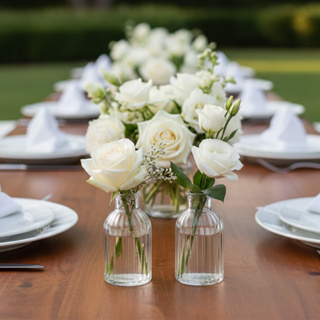 Kit Mini Vasos Vidro Decorativo Mesa Posta Casamento Aniversário Festa Flores Decoração Difusor Escolha a Quantidade em Oferta na Shopee