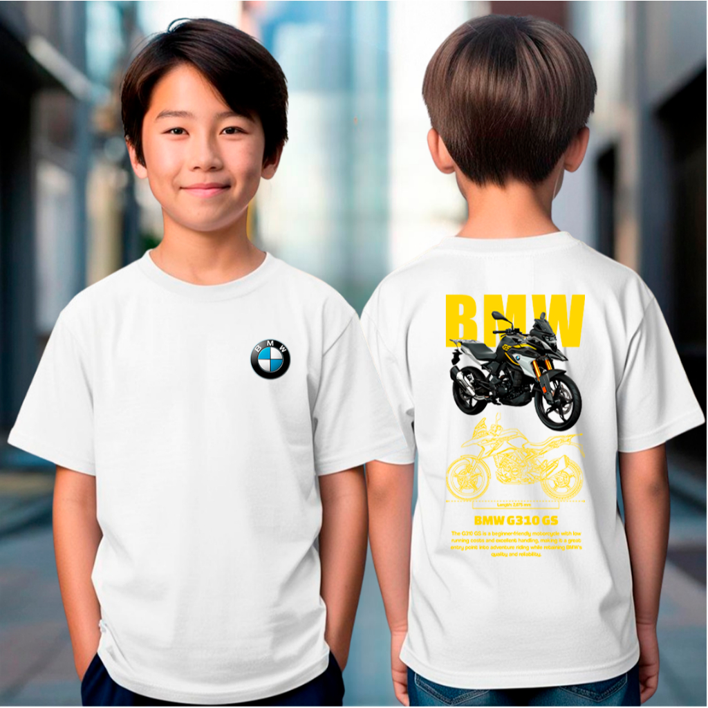 Camiseta Infantil Moto BMW G310 GS Esportiva