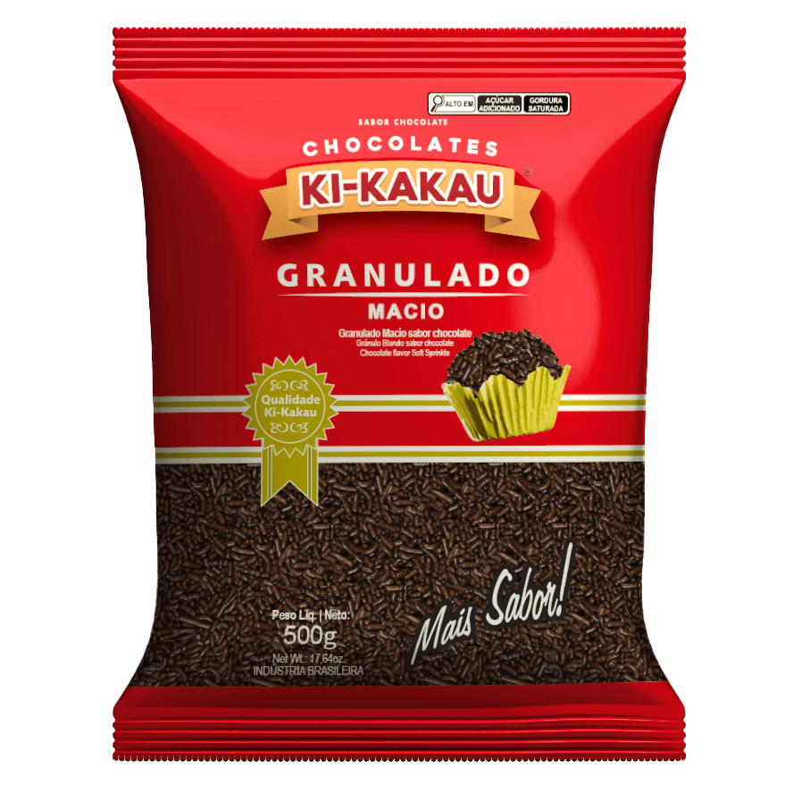 Granulado Escuro Pacote  500G em Oferta na Shopee