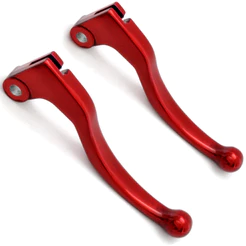 Par de Manete Honda Cg Titan Fan 125 150 160 a Disco Vermelho Vitral ou Azul Fabreck
