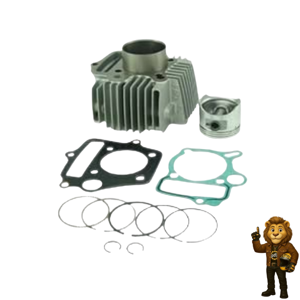 KIT MOTOR CILINDRO PISTAO E ANEIS POP 100 WEB DREAM BIZ 100