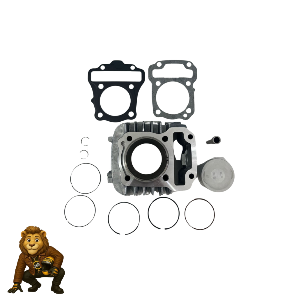 KIT MOTOR CILINDRO PISTAO E ANEIS HONDA POP 110I BIZ 110I