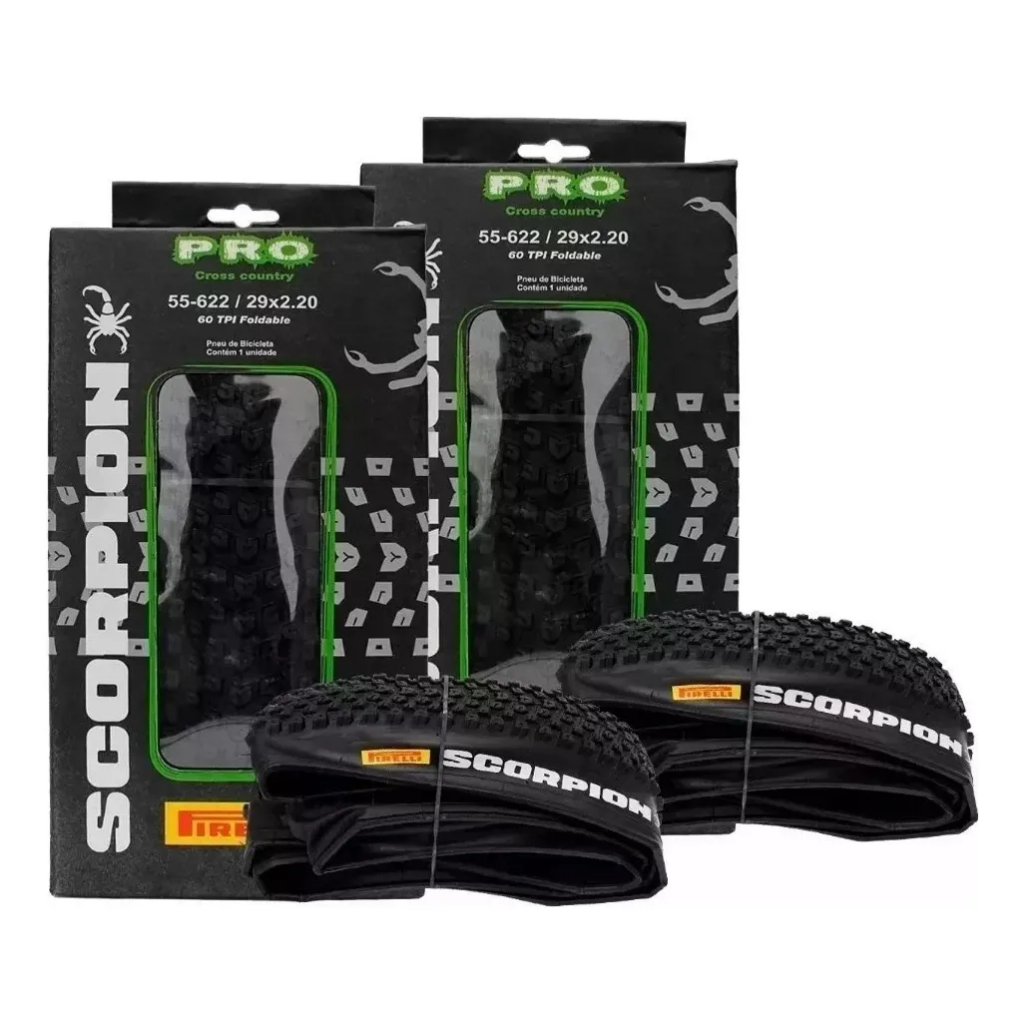Pneu Bike Pirelli Scorpion Pro Aro 29 X 2.20 Kevlar Sem Arame