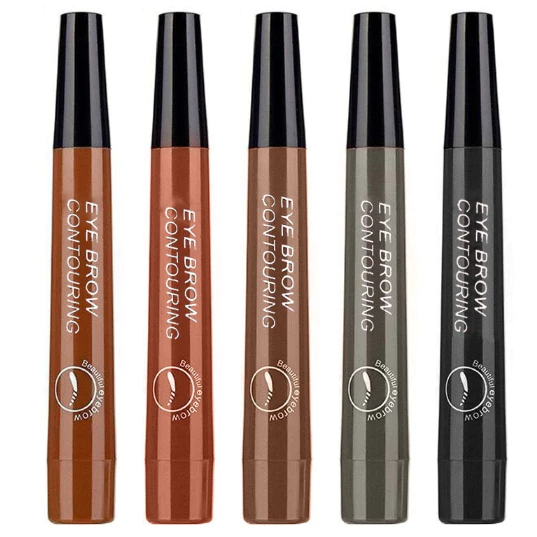 Caneta de Barba e sobrancelha A Prova D'agua e Suor 24horas Beleza Masculina KIT 5 em Oferta na Shopee