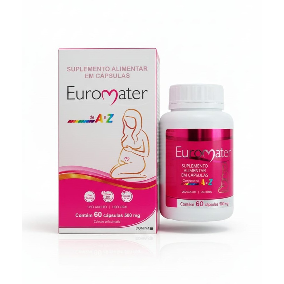 Euromater 60cáps. 500mg - Gestantes e Lactante