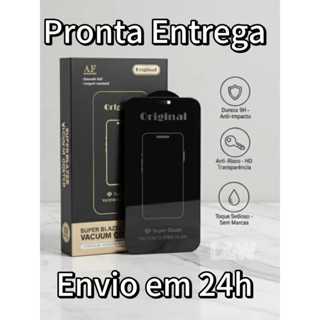 Película Vidro Temperado Vácuo Coated Anti-Impressão Digital Alta Transparência Premium Para Series de iPhone 11 a 17 em Oferta na Shopee
