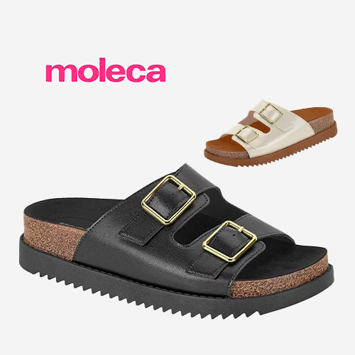 Sandalia Papete Chinelo Birken Feminina Moleca Lançamento Fivela Confortavel Leve em Oferta na Shopee