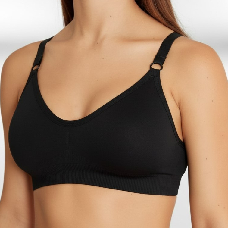 Sutiã Básico com Bojo Removível do P ao G3 | Sem Costura e Super Confortável em Oferta na Shopee