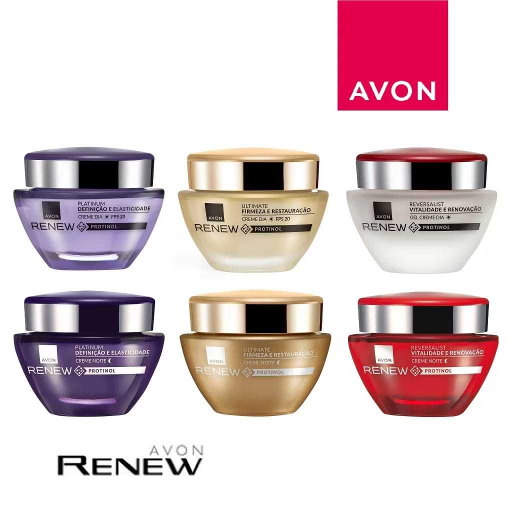 Dupla Renew Dia e Noite Nova Embalagem 50g Avon