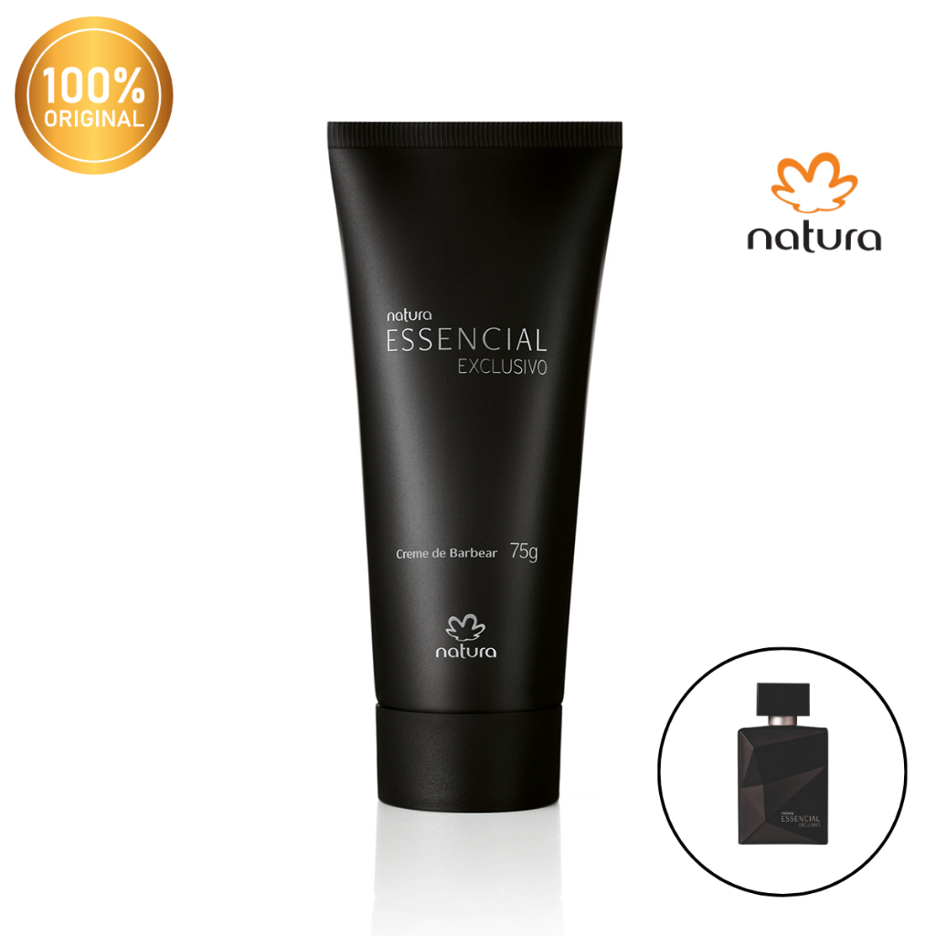 Creme de Barbear Natura Essencial Exclusivo Original