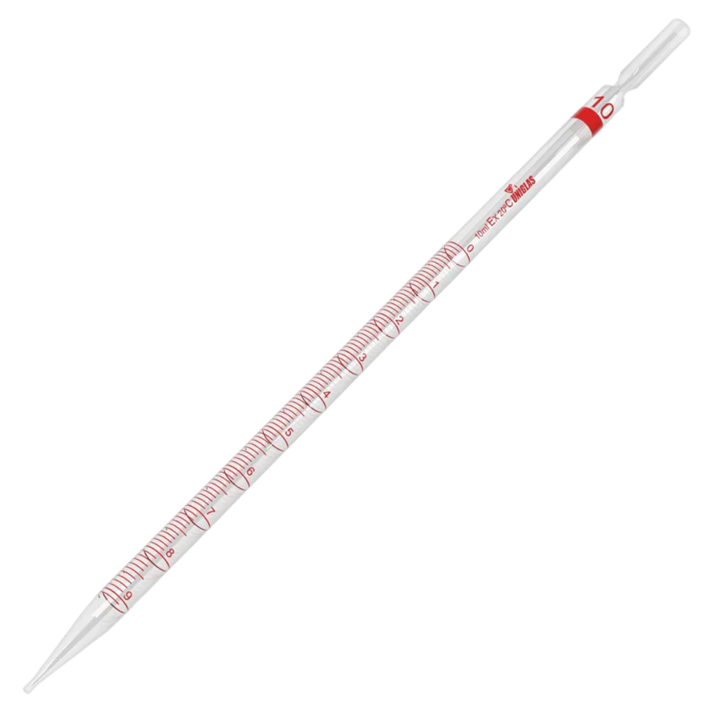 Kit 5 Pipeta Sorológica Descartavel Graduada 10ml